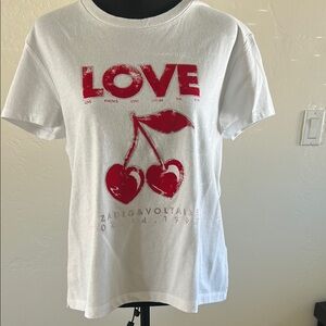 Zadig & Voltaire Rare Tee! Excellent condition except!